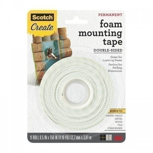 Scotch Foam Mounting Tape 4013-CFT - Box of 6