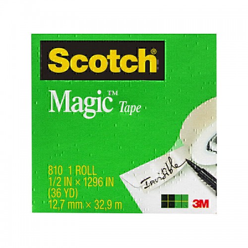 Scotch Magnetic Tape 810 12mmX33M - Box of 12