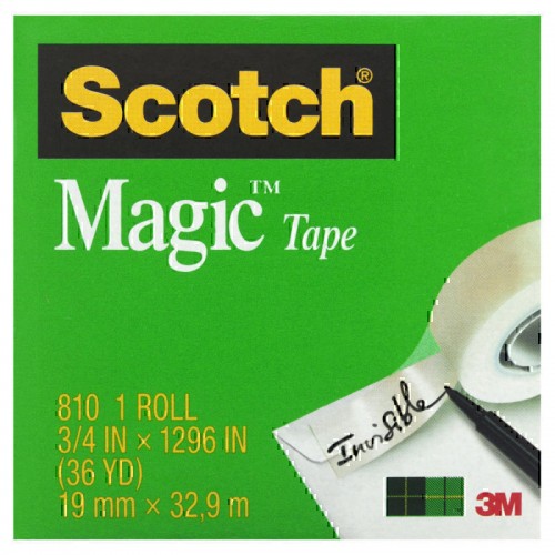 Scotch Magic Tape 810 19mm - Box of 12