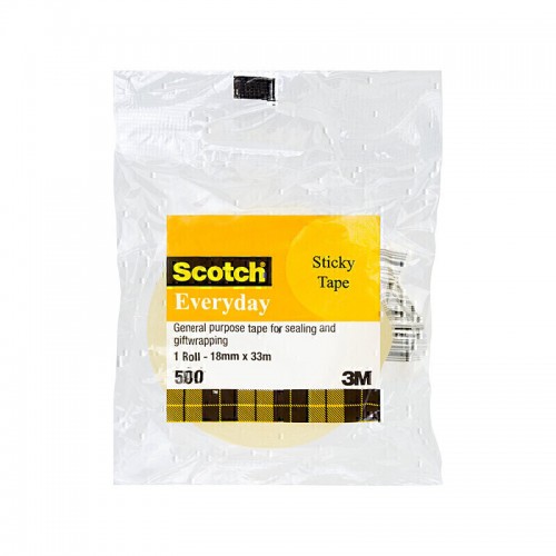 Scotch Sticking Tape 502 18mmX33M - Box of 8