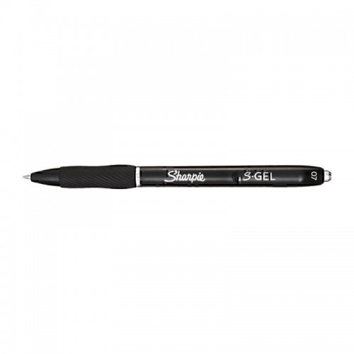 Sharpie Gel Retractable 0.7 Pen Black - Box of 12