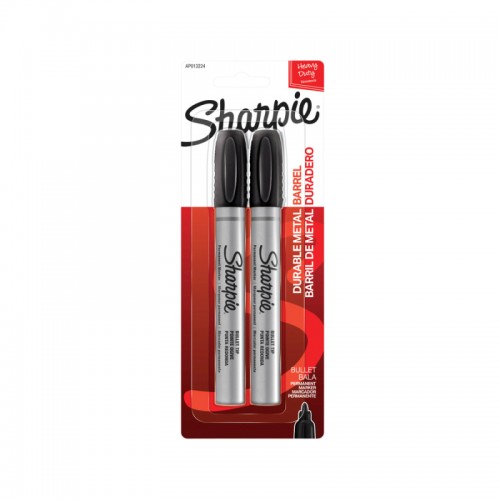 Sharpie Metal Bullet - Pack of 2 Blk