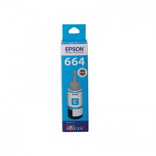 Epson T664 Cyan Genuine Ink Bottle (C13T664292)