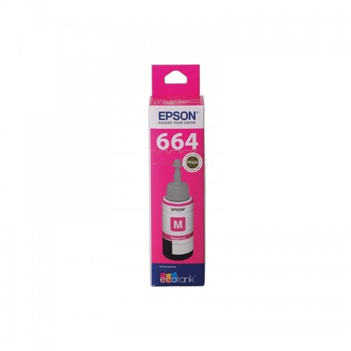 Epson T664 Magenta Genuine Ink Bottle (C13T664392)