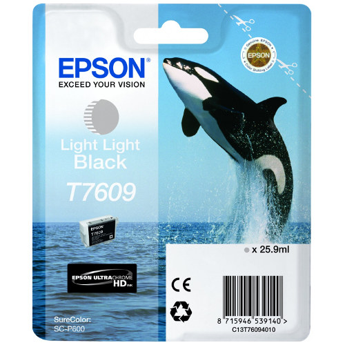 Epson T7609 Light Light Black Genuine Ink Cartridge