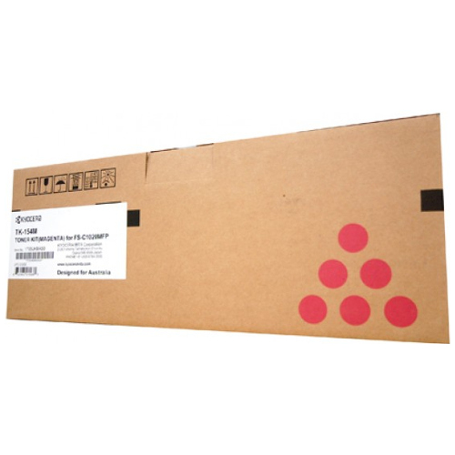 Kyocera TK-154M Magenta Genuine Toner Cartridge