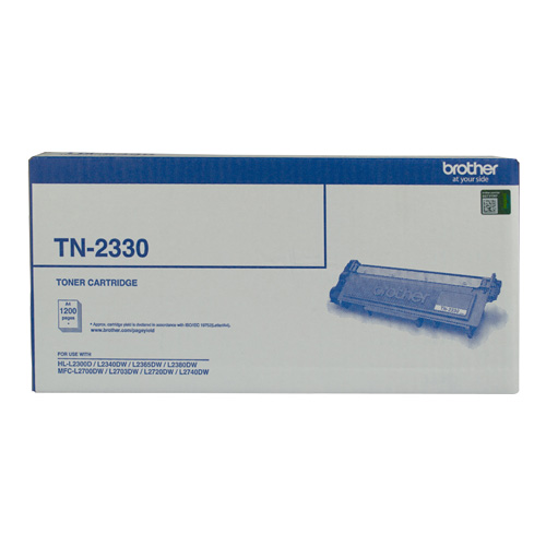 Brother TN-2330 Black Genuine Toner Cartridge