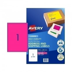 Avery Shipping Label L7167FP - Pack of 25