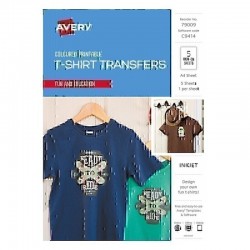 Avery T-Shirt Transfer Clear - Pack of 5