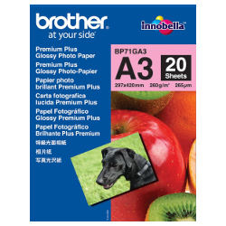 Brother BP71GA3 A3 Premium Plus Glossy Photo Paper