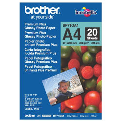 Brother BP71GA4 A4 Premium Plus Glossy Photo Paper