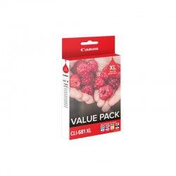 4 Pack Canon CLI-681XL Genuine Value Pack