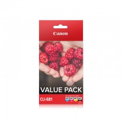 4 Pack Canon CLI-681 Genuine Value Pack
