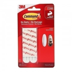 Command 17023P Large Refill Strips - Pack of 36