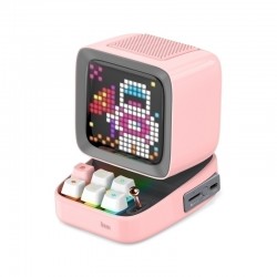 Divoom Ditoo Plus Bluetooth Pixel Display & Speaker - Pink