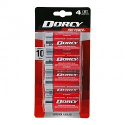 Dorcy 4 x D Alkaline Batteries