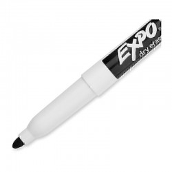 Expo Whiteboard Marker Fine Tip Black - Box of 12