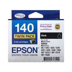 2 Pack Epson 140 Genuine Value Pack