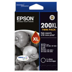 2 Pack Epson 200XL Genuine Value Pack