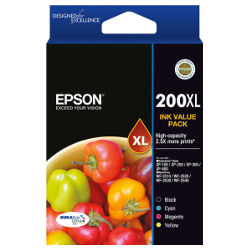 4 Pack Epson 200XL Genuine Value Pack