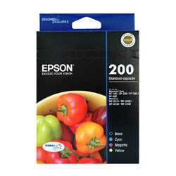 4 Pack Epson 200 Genuine Value Pack