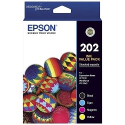 4 Pack Epson 202 Genuine Value Pack