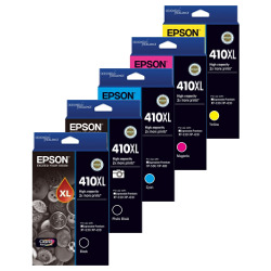 10 Pack Epson 410XL Genuine Bundle