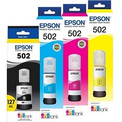 4 Pack Epson T502 Genuine Bundle