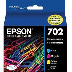 4 Pack Epson 702 Genuine Value Pack