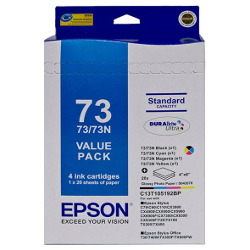 4 Pack Epson 73N Genuine Value Pack