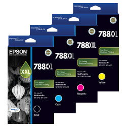 4 Pack Epson 788XXL Genuine Bundle