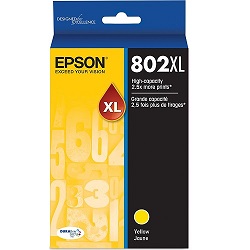 Epson 802XL Yellow High Yield (Genuine)