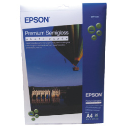Epson S041332 A4 Premium Semi Gloss Photo Paper