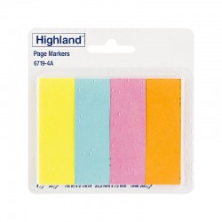Highland 6719-4A Page Markers - Pack of 1200