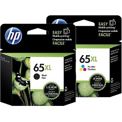 2 Pack HP 65XL Genuine Bundle