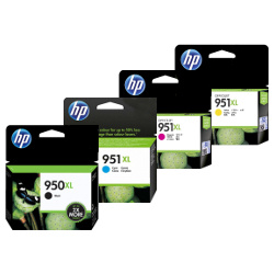 4 Pack HP 950XL/951XL Genuine Bundle