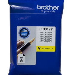Brother LC3317Y Yellow (Genuine)