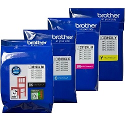 4 Pack Brother LC3319XL Genuine Bundle