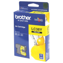Brother LC38Y Yellow (Genuine)