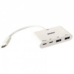 Lindy 4 Port USB-C 3.1 Hub with Power Delivery