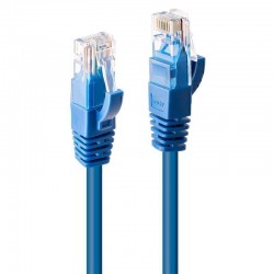 Lindy 15m CAT6 U/UTP Gigabit Network Cable - Blue
