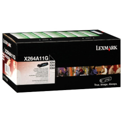 Lexmark X264A11G Black Prebate (Genuine)