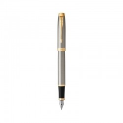 Parker IM Brushed Metal Gold Fountain Pen