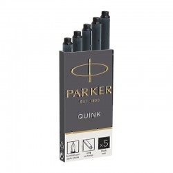Parker Fountain Refill Black - Pack of 5