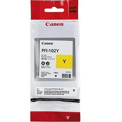 Canon PFI-102Y Yellow (Genuine)