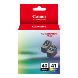 2 Pack Canon PG-40/CL-41 Genuine Value Pack