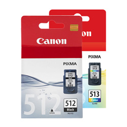 2 Pack Canon PG-512/CL-513 Genuine Bundle