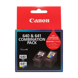 2 Pack Canon PG-640/CL-641 Genuine Value Pack