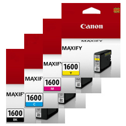 4 Pack Canon PGI-1600 Genuine Bundle