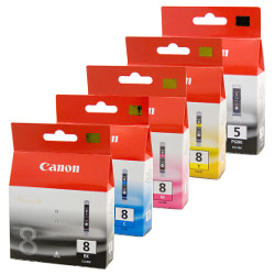10 Pack Canon PGI-5/CLI-8 Genuine Bundle
